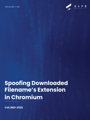spoofing downloaded filename’s extension in chromium