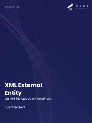 XML External Entity Injection via MP3 File Upload on WordPress